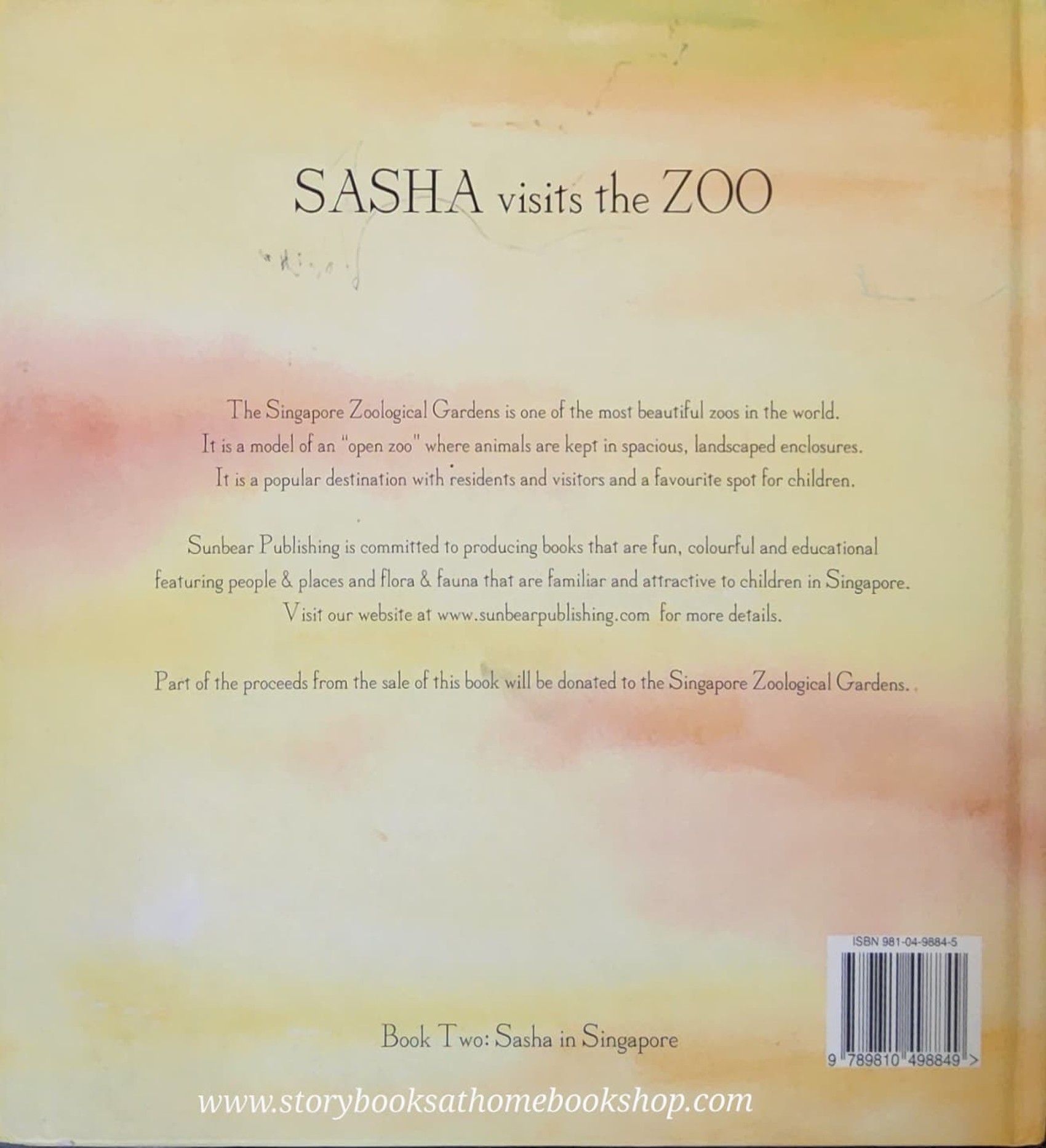 หนังสือนิทานปกแข็ง** 🍓🍓SASHA VISITS THE ZOO