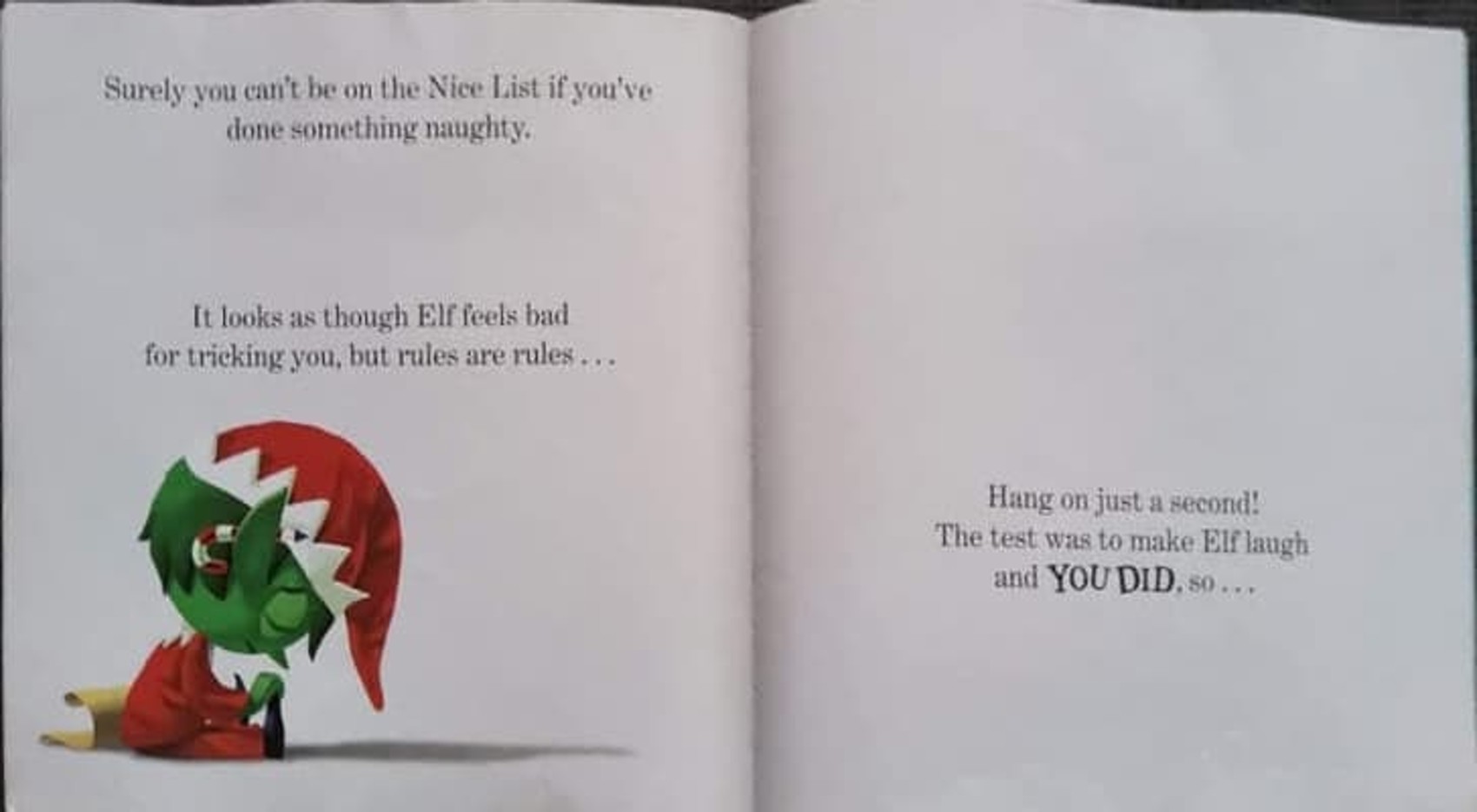 หนังสือนิทานปกอ่อน** 🍓🍓THERE'S AN ELF IN YOUR BOOK