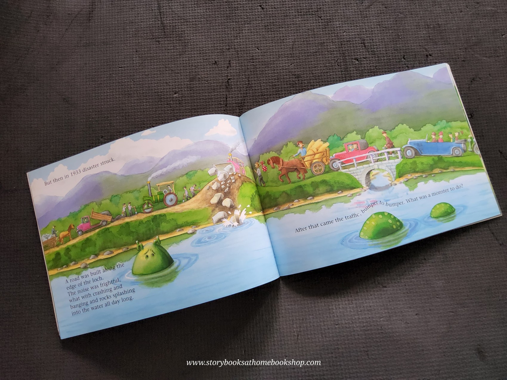 หนังสือนิทานปกอ่อน** 🍅🍅NESSIE THE LOCH NESS MONSTER BY RICHARD BRASSEY