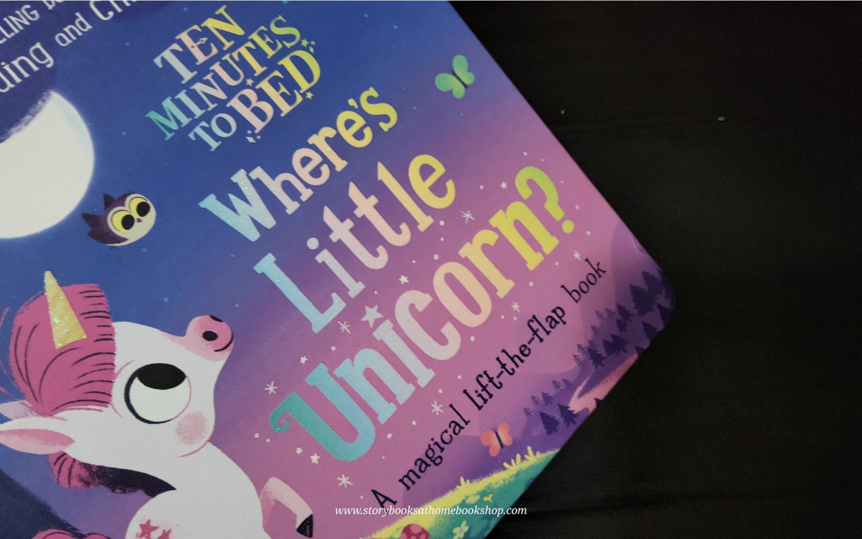 FLAP BOARD BOOK ** 🍅🍓TEN MINUTES TO BED:WHERE'S LITTLE UNICORN?