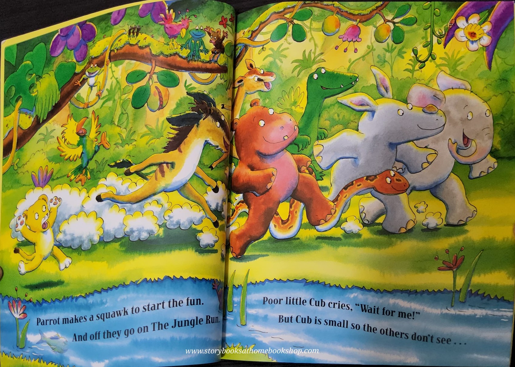 หนังสือนิทานปกอ่อน** 🍅🍅THE JUNGLE RUN