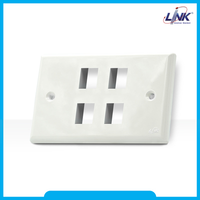SHINY FACE PLATE 4 PORT