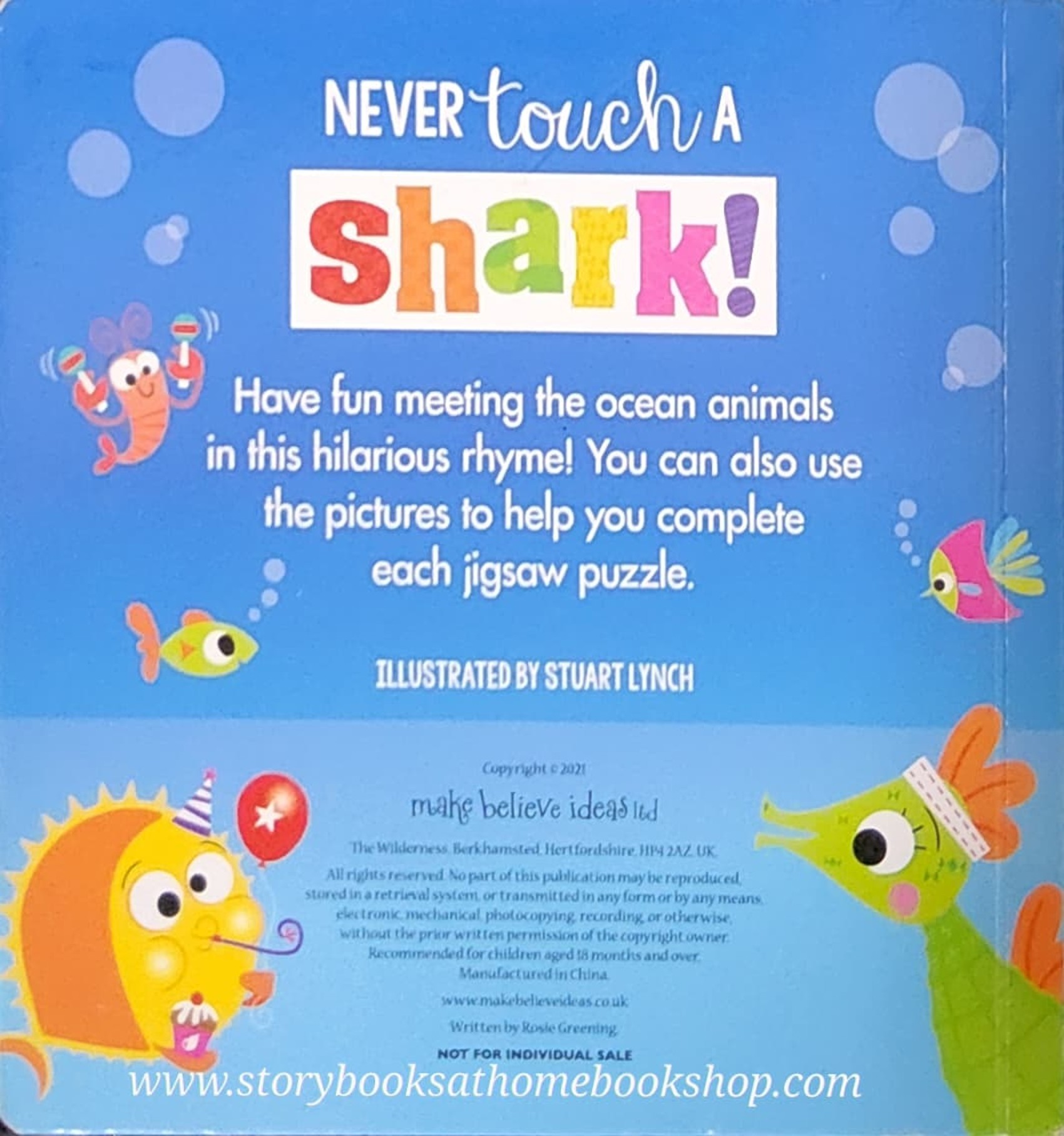 BOARD BOOK** 🍅🍅NEVER TOUCH A SHARK