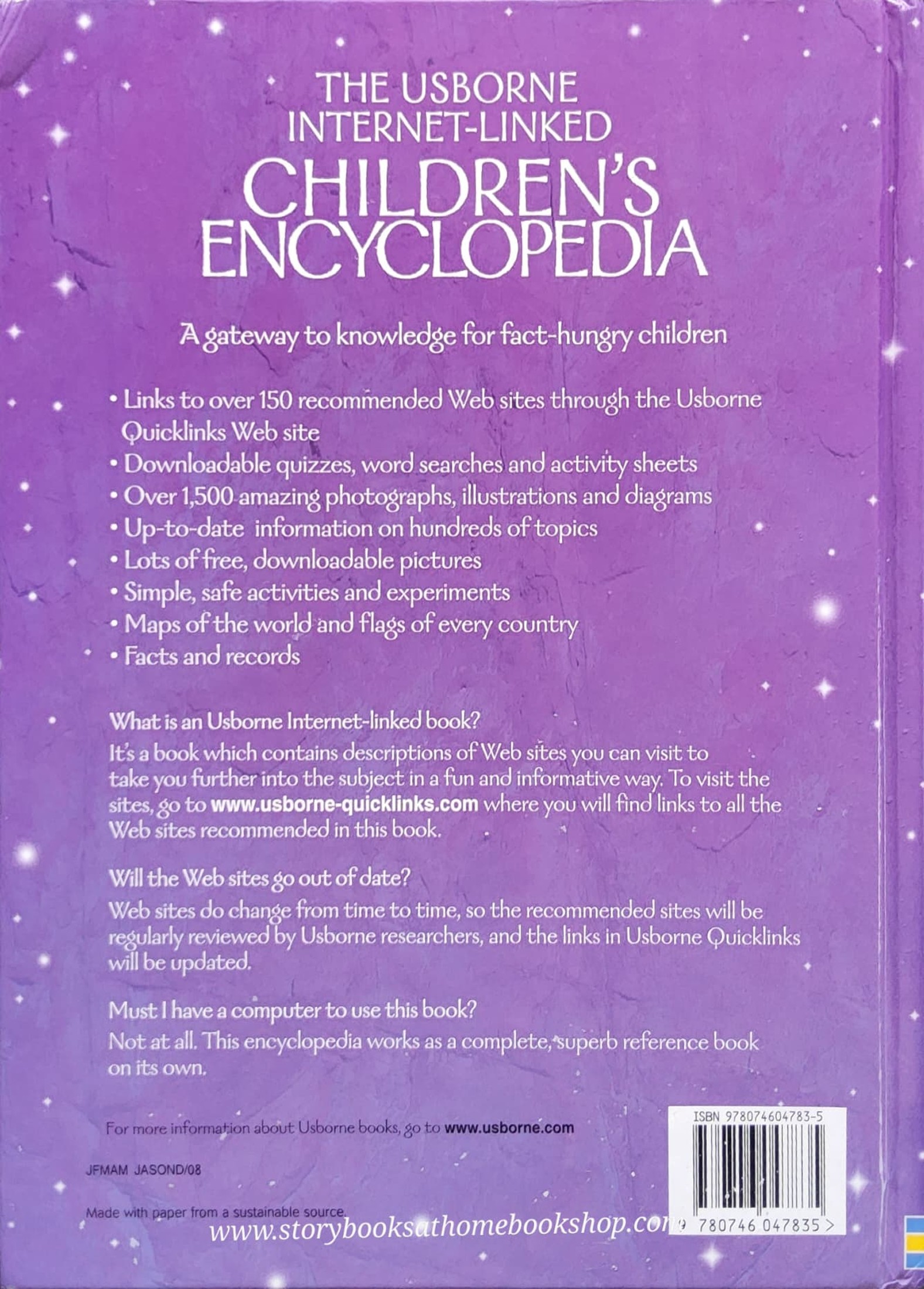 KNOWLEDGE BOOK ** 🍅🍅 THE USBORNE INTERNER-LINKED CHILDREN'S ENCYCLOPEDIA