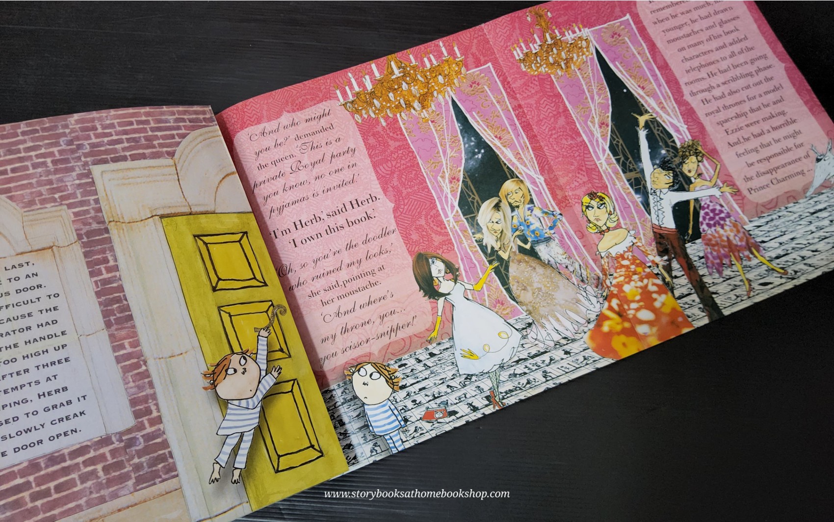 หนังสือนิทานปกอ่อน** 🍅🍓WHO'S AFRAID OF THE BIG BAD BOOK?BY LAUREN CHILD