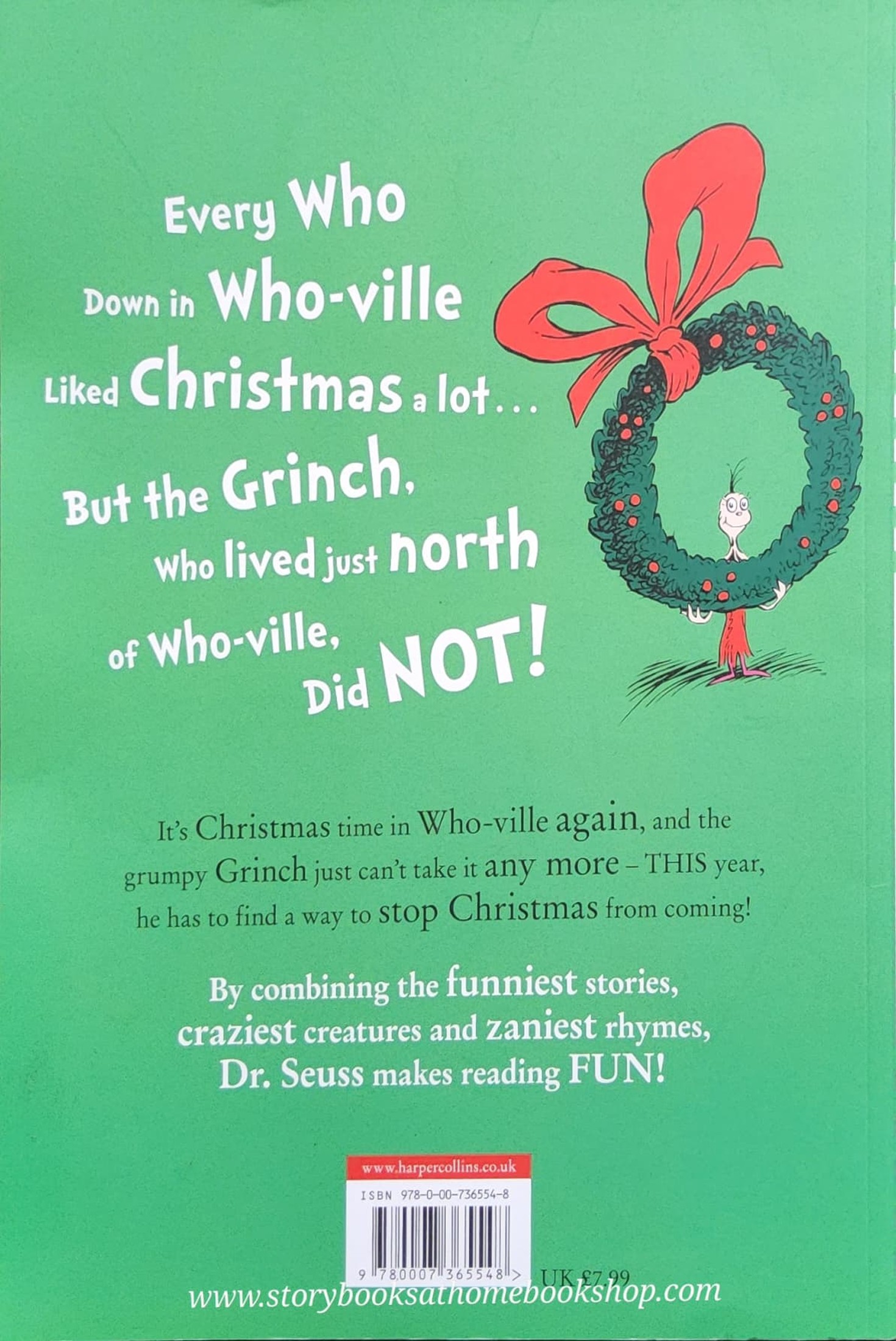 หนังสือนิทานปกอ่อน** 🍓🍓Dr.Seuss HOW THE GRINCH STOLE CHRISTMAS!