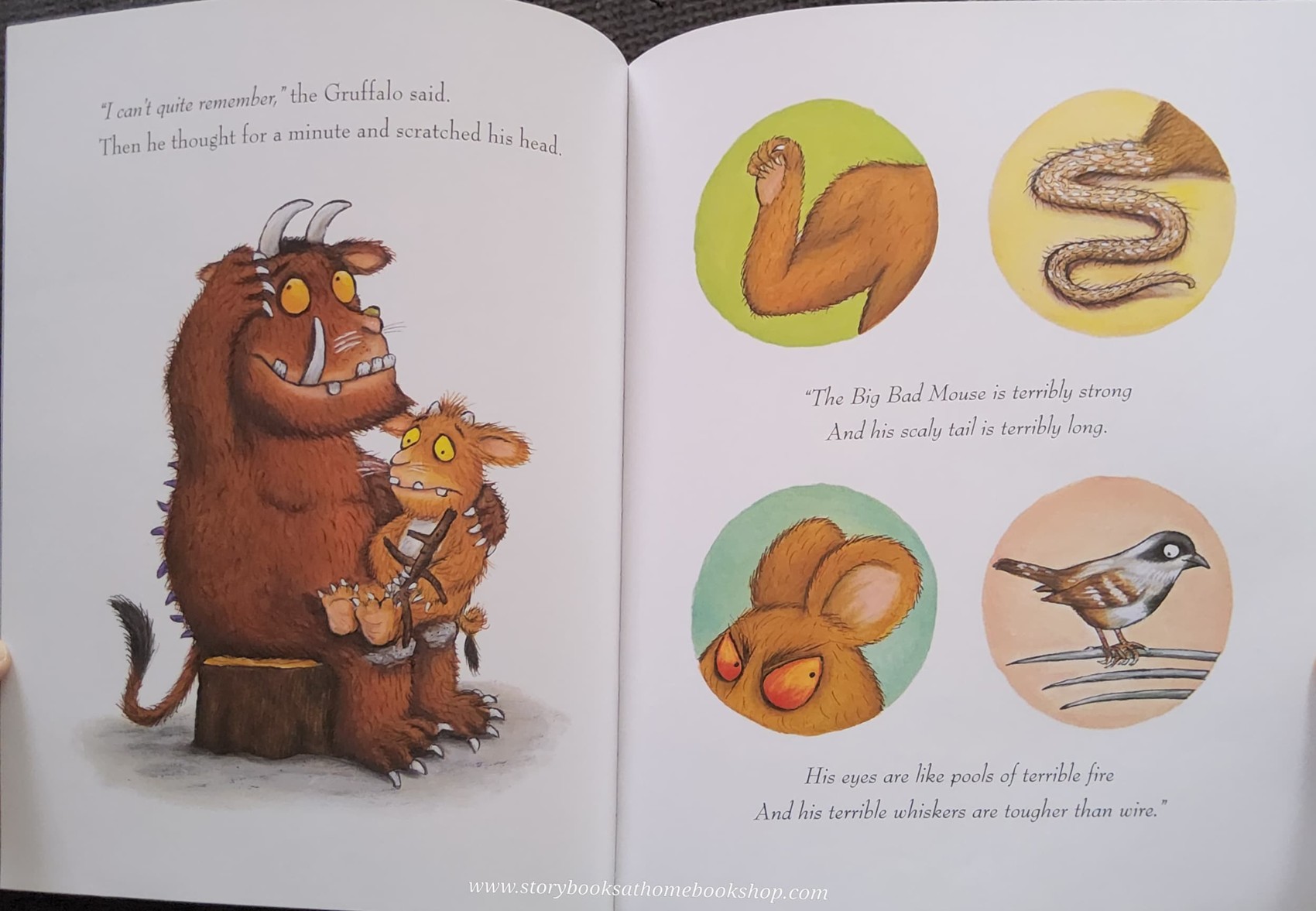 หนังสือนิทานปกอ่อน** 🍅🍅THE GRUFFALO'S CHILD BY JULIA DONALDSON.AXEL SCHEFFLER (SPECIAL 1OTH ANNIVERSARY EDITION)
