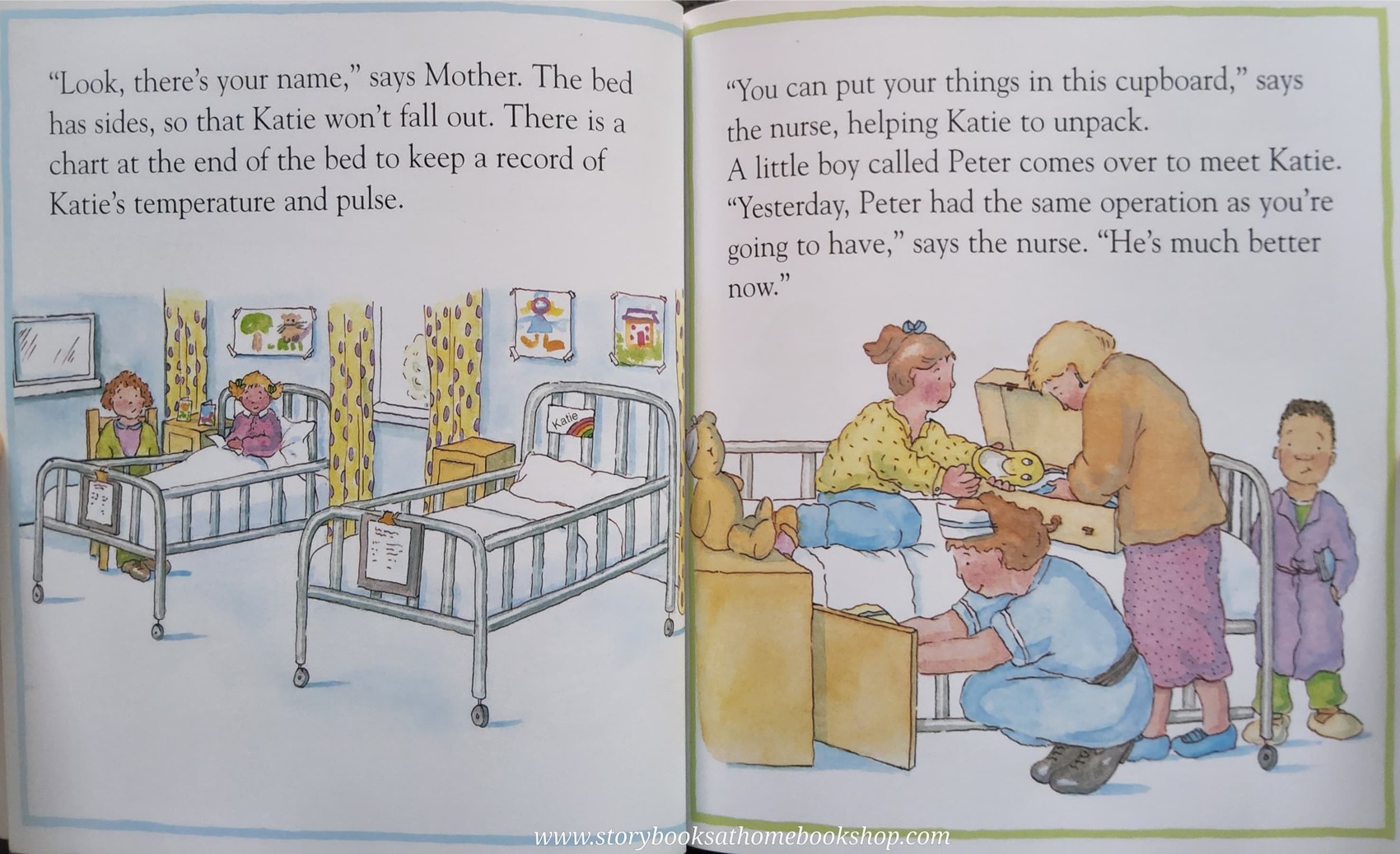 หนังสือนิทานปกอ่อน** 🍅🍓FIRST EXPERIENCES: KATIE GOES TO THE HOSPITAL