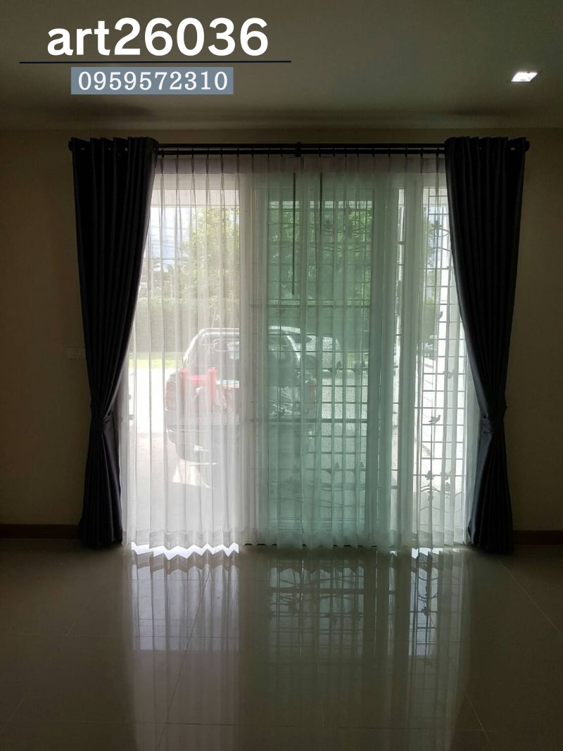 ผ้าม่านตาไก่ ผ้าม่านโปร่งแสง