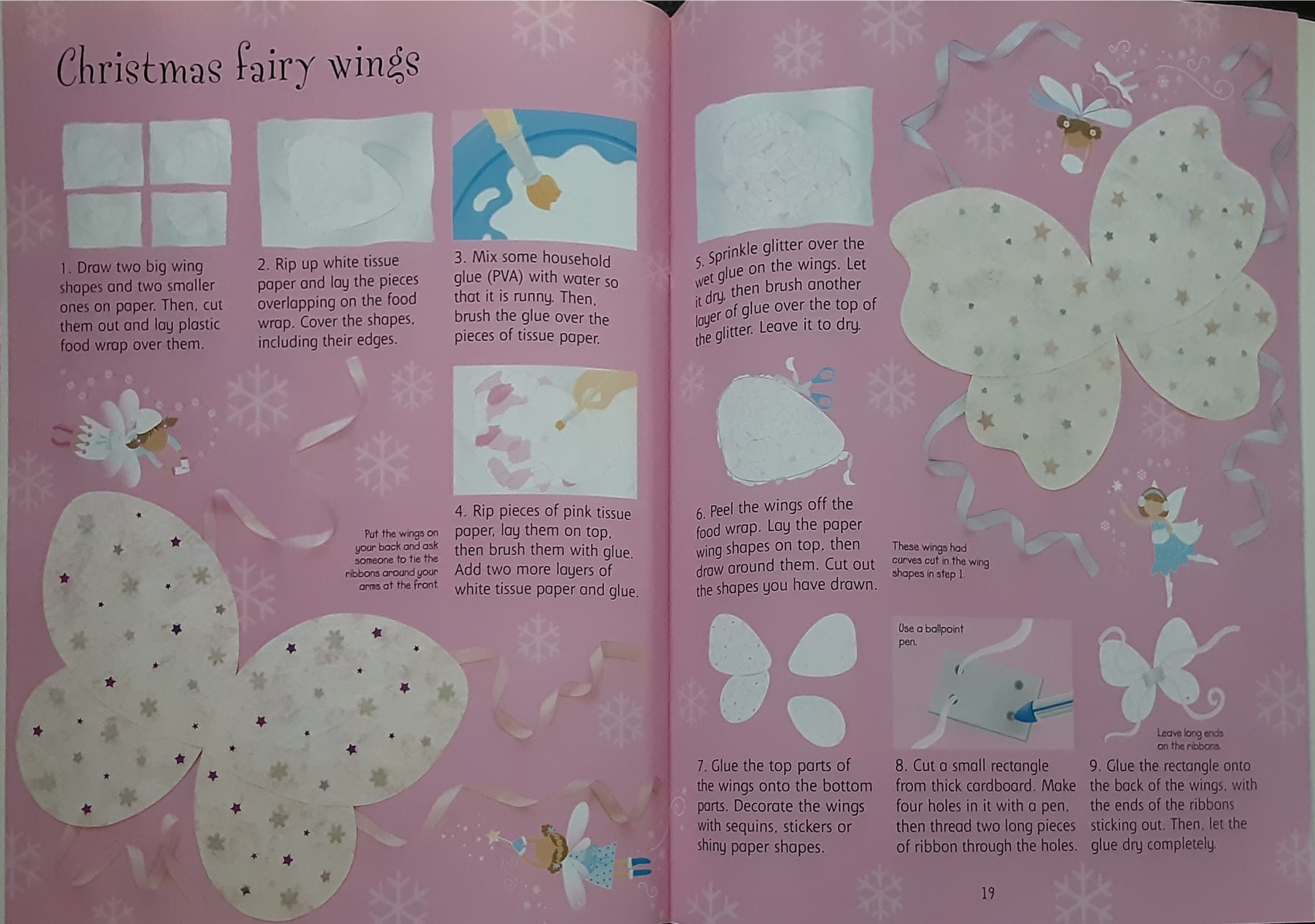 ACTIVITIES BOOK ** ð
ð USBORNE ACTIVITIES CHRISTMAS FAIRY THINGS TO MAKE AND DO