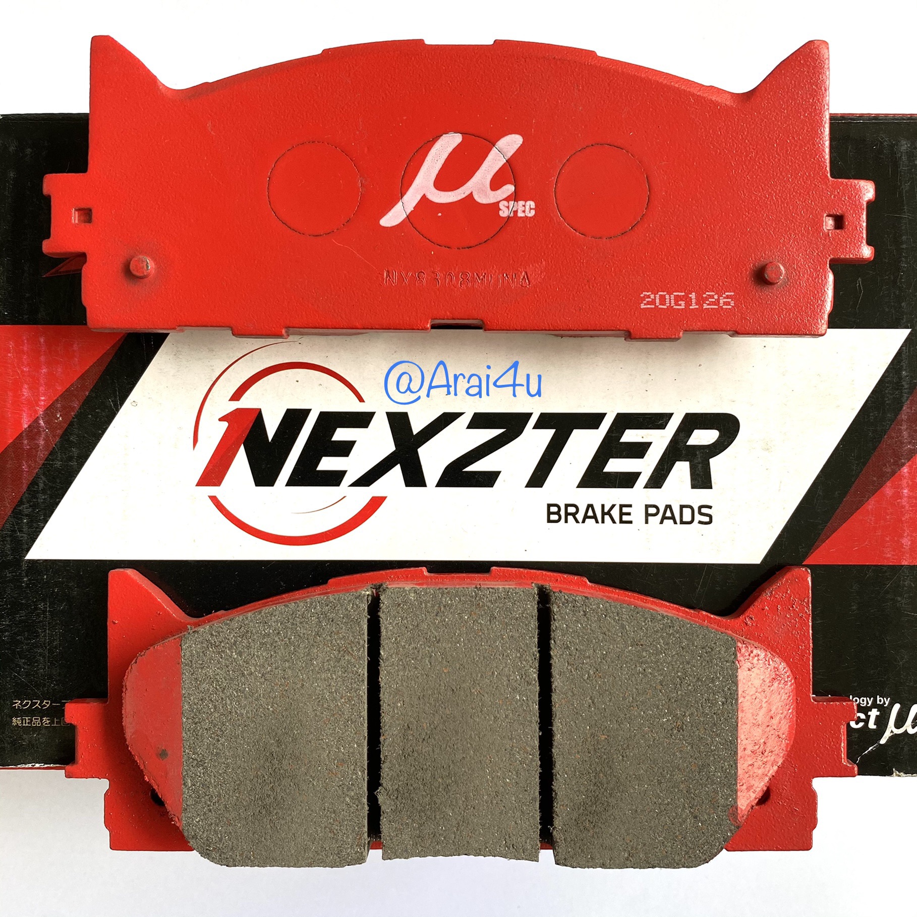 ผ้าเบรคหน้า NEXZTER MUSPEC TOYOTA CARMY ปี 06 ACV40