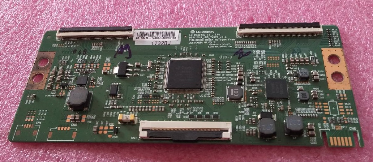 ทีคอนทีวี (T-CON) SKYWORTH สกายเวิร์ท มือสองพร้อมใช้งาน รุ่น43UB5500 พาร์ท6870C-0805A