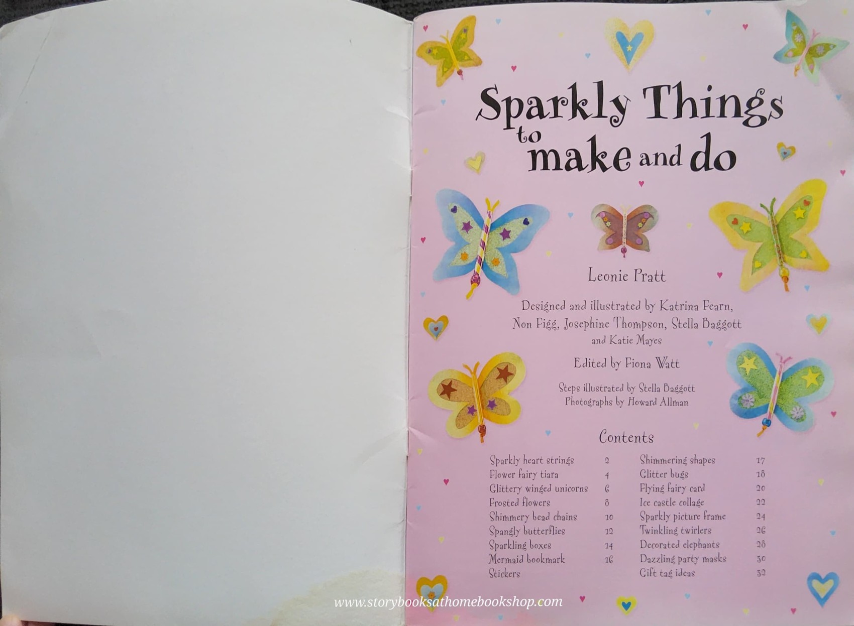 ACTIVITIES BOOK** ð
ð
USBORNE ACTIVITIES SPARKLY THINGS TO MAKE AND DO WITH STICKERS
