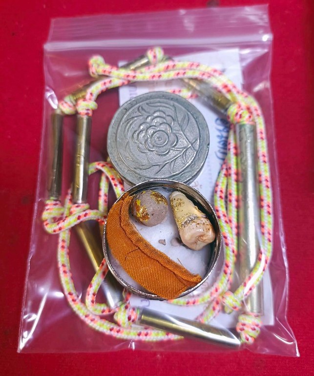 พระทันตธาตุ ครูบาสิทธิ วัดปางต้นเดื่อ อ.แม่อาย จ.เชียงใหม่ เจ้าของเดิมชื่อคุณบอม เคยเป็นเภสัชโรงพยาบาลสันทราย จ.เชียงใหม่ ปัจจุบันอายุ 47 ปี (บันทึก พ.ศ.2566) เคยเป็นศิษย์และนับถือครูบาสิทธิตั้งแต่ปี 2549 - 2555 จนครูบาสิทธิท่านมรณภาพ