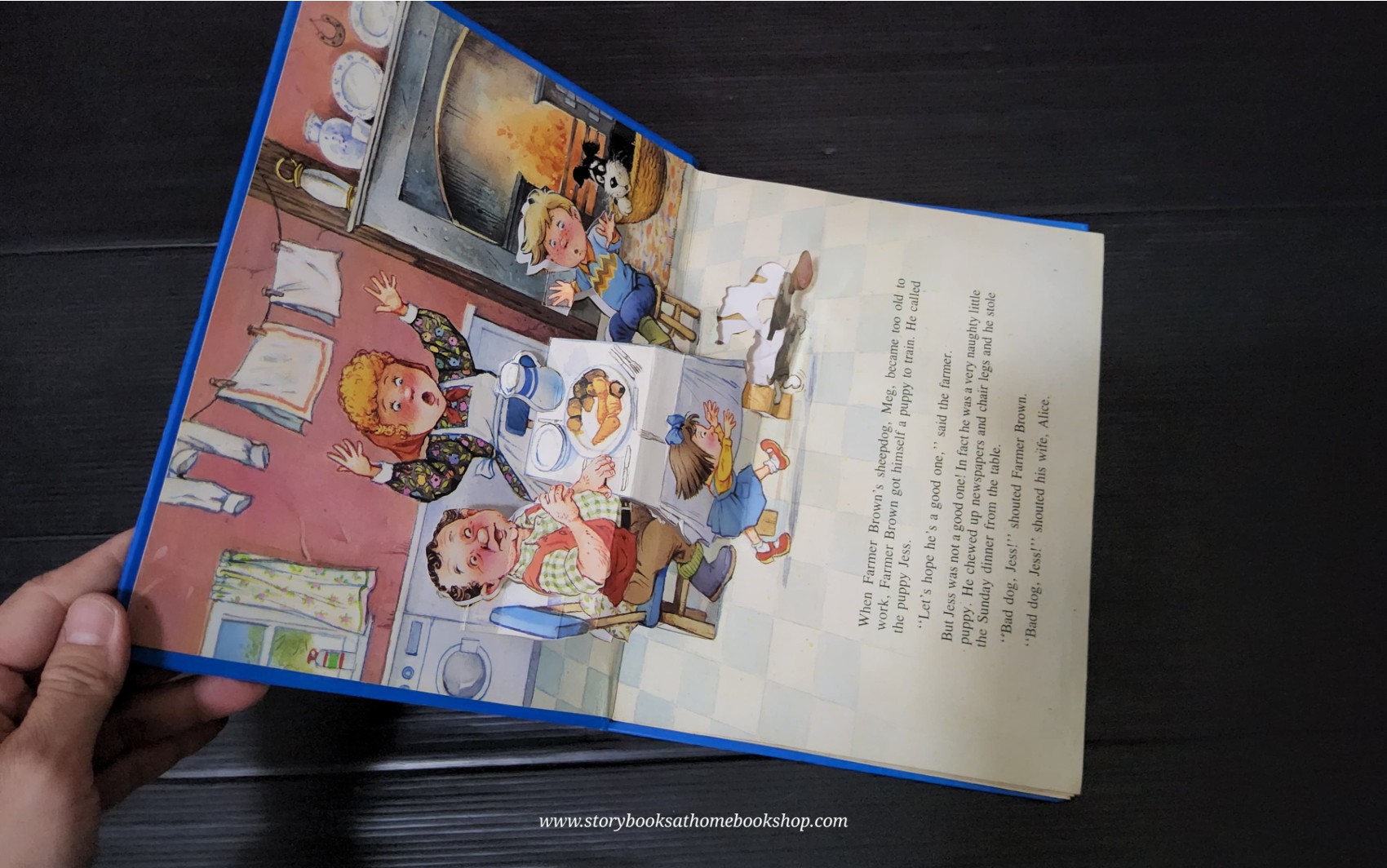 POP-UP BOOK** ♥️TALES OF BUTTERCUP FARM GOOD DOG JESS