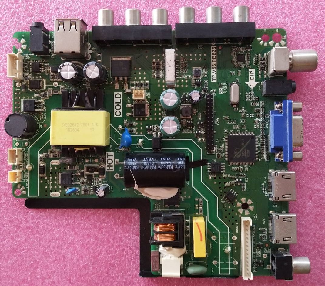 วันบอร์ด ACONATIC (อะโคเนติค) อะไหล่แท้/ของถอด ใช้กับรุ่น AN-LT3212 พาร์ท TP.V56.PB826 เวอร์ชั่นทีบาร์ PT320AT01-1