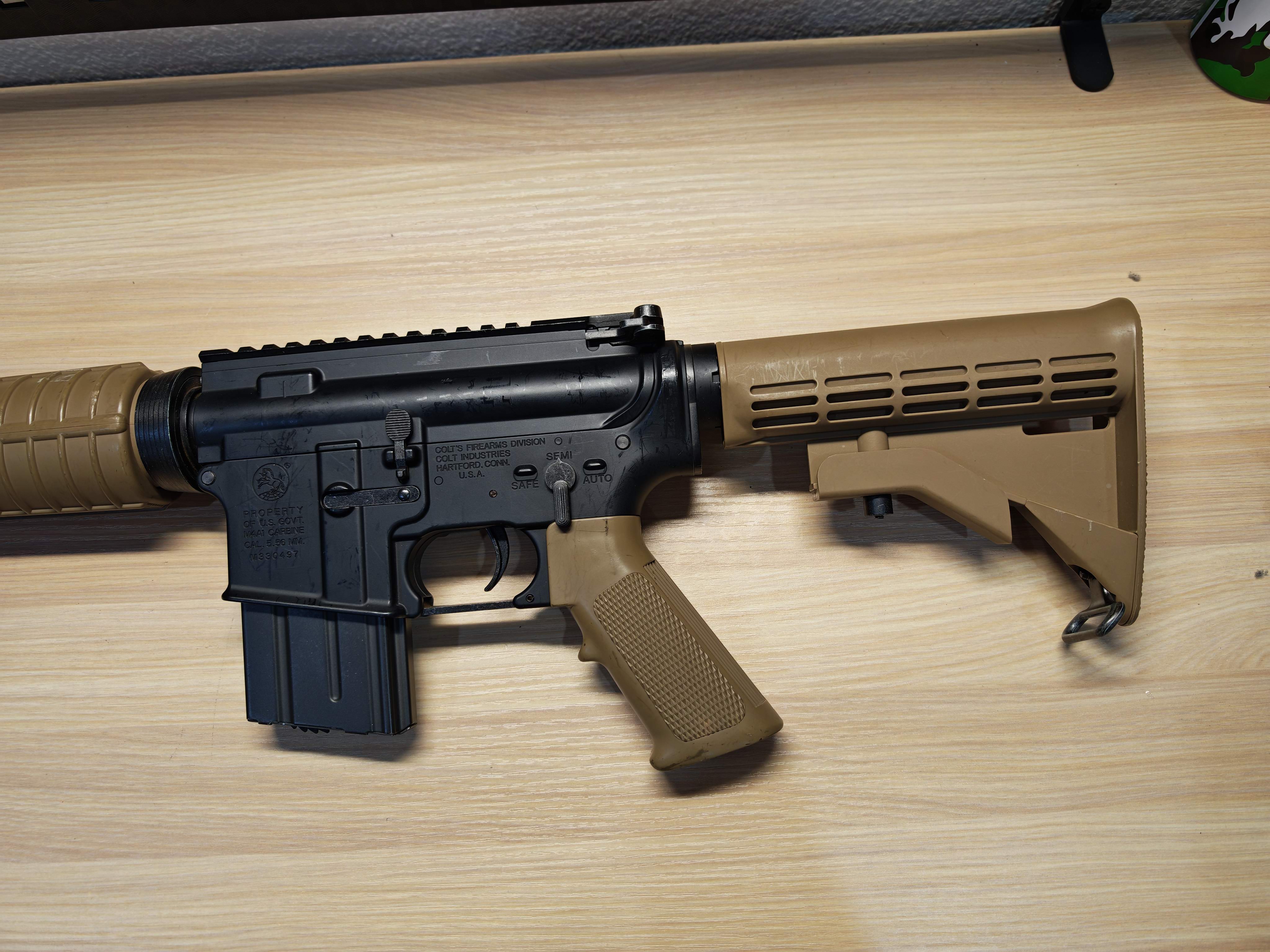 Tokyo Marui M933 Commando M4 + ที่เก็บเสียง AEG BB Gun บีบีกัน Airsoft Gun ปืนอัดลม ปืนยาวไฟฟ้า มือสอง
