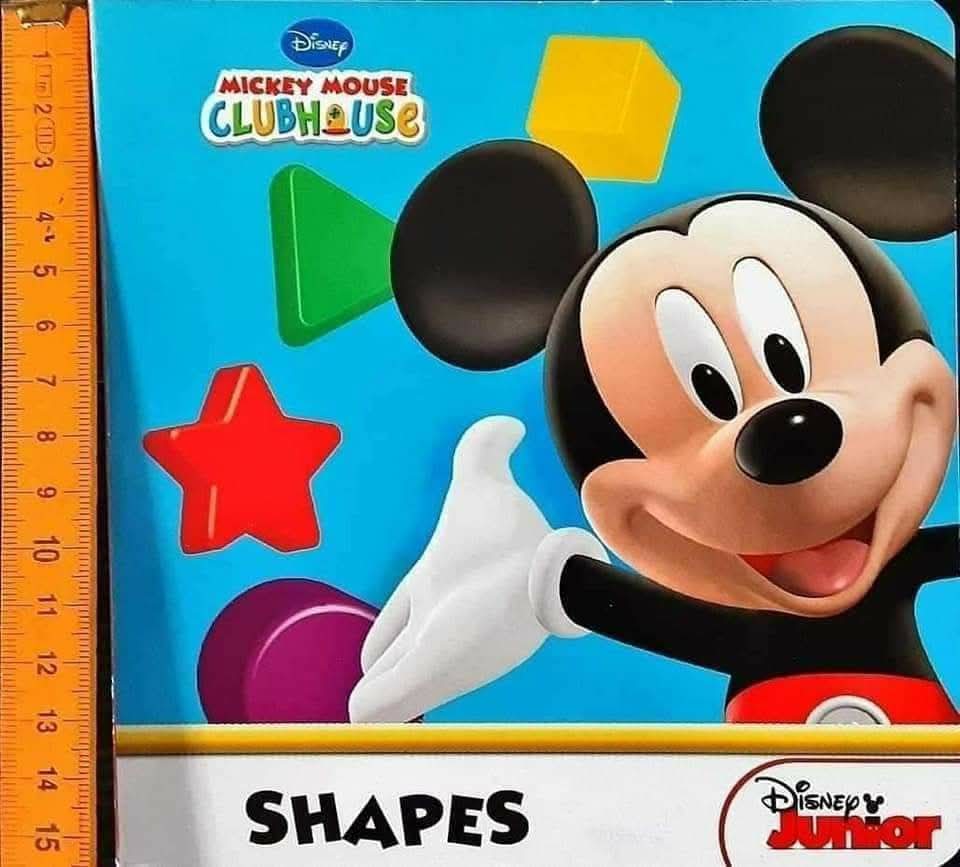 Board Book** 🍅🍓 MICKEY MOUSE CLUB :SHAPES
