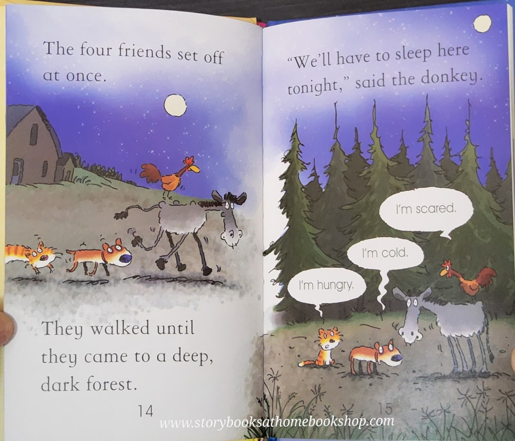 หนังสือนิทานปกแข็ง** ♥️USBORNE FIRST READING: THE MUSICIANS OF BREMEN