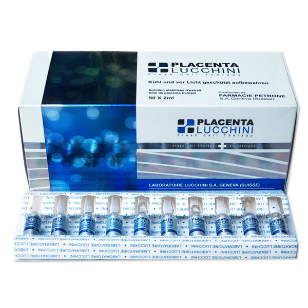 Placenta Lucchini (Fresh Cell สีน้ำเงิน) / (1 กล่อง / 5 แผง)