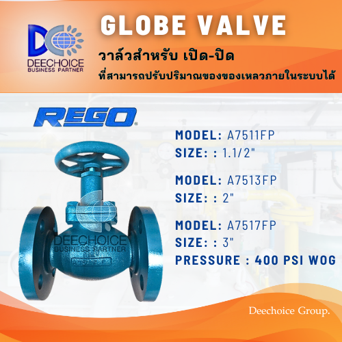 A7511FP Globe valve REGO