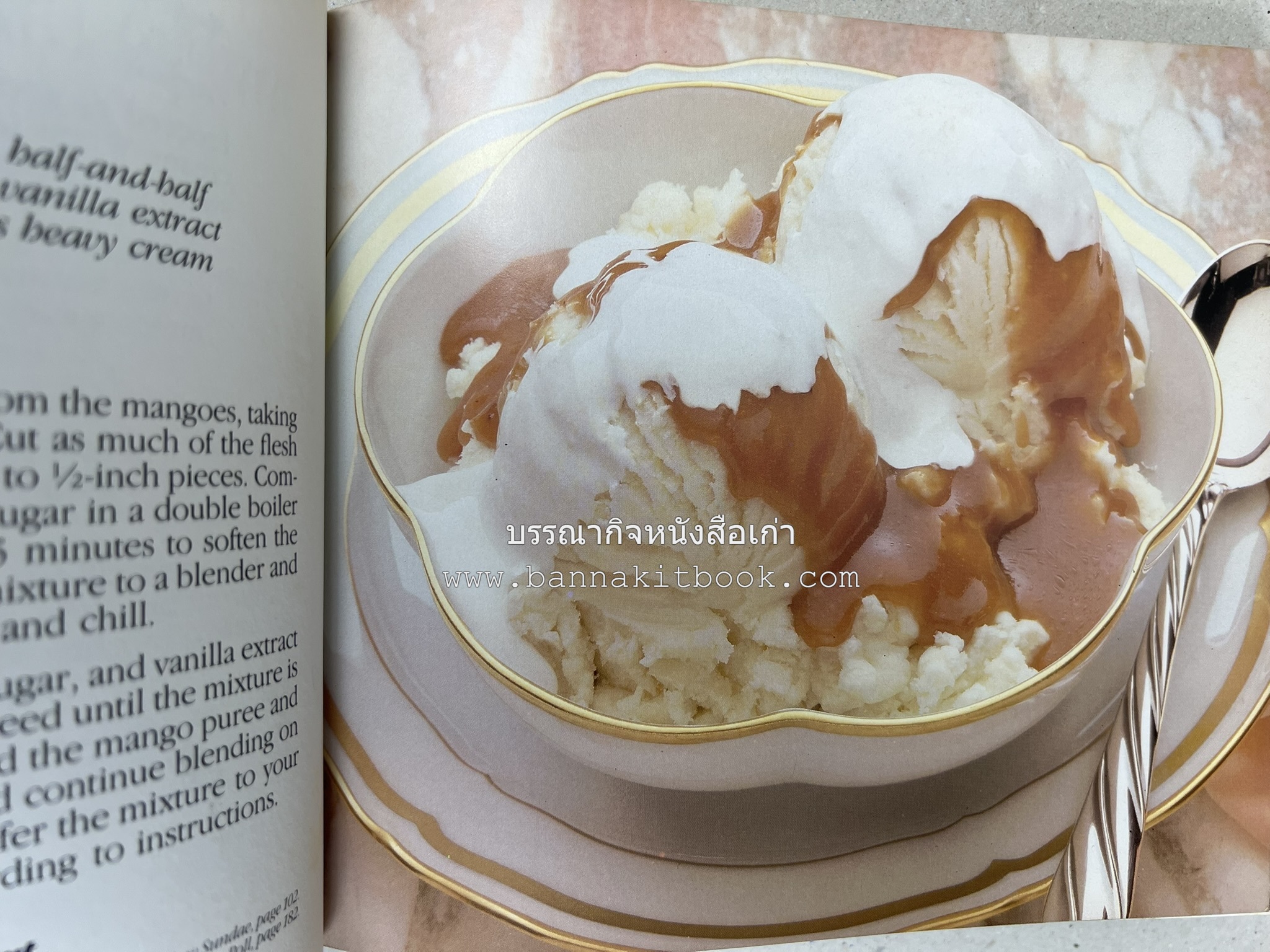 ตำราทำไอศกรีม (The Enjoy Ice Cream) โดย : Matthew Klein (ภาษาอังกฤษ).