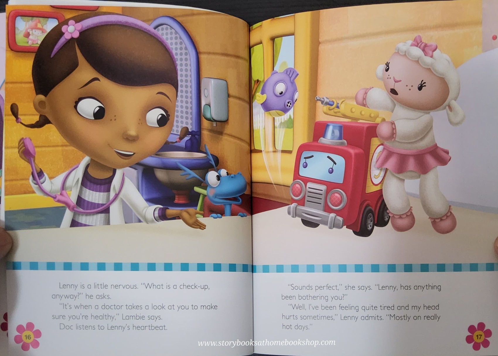 หนังสือนิทานปกอ่อน** 🍅🍓DISNEY JUNIOR DOC McSTUFFINS:LENNY'S CHECK-UP