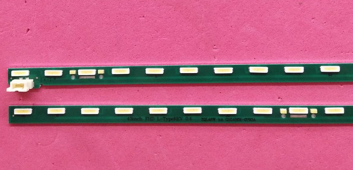 หลอดแบล็คไลท์ LG(แอลจี) อะไหล่ใหม่โรงงาน รุ่น43LF570T :43LF590T :43LF630T (ซ้าย+ขวา 36+36LED ชุด)