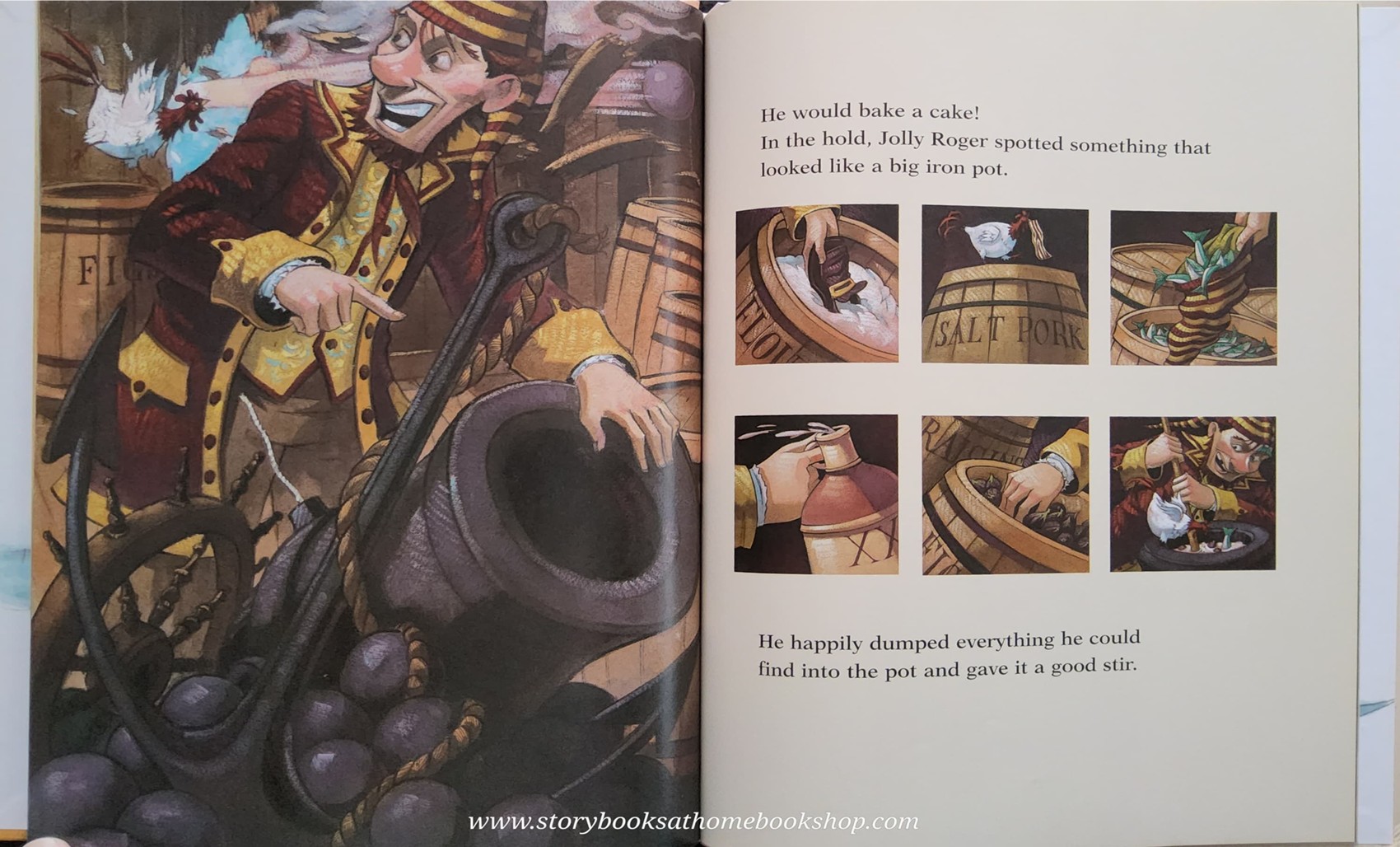 หนังสือนิทานปกแข็ง ** ♥️♥️ROGER THE JOLLY PIRATE