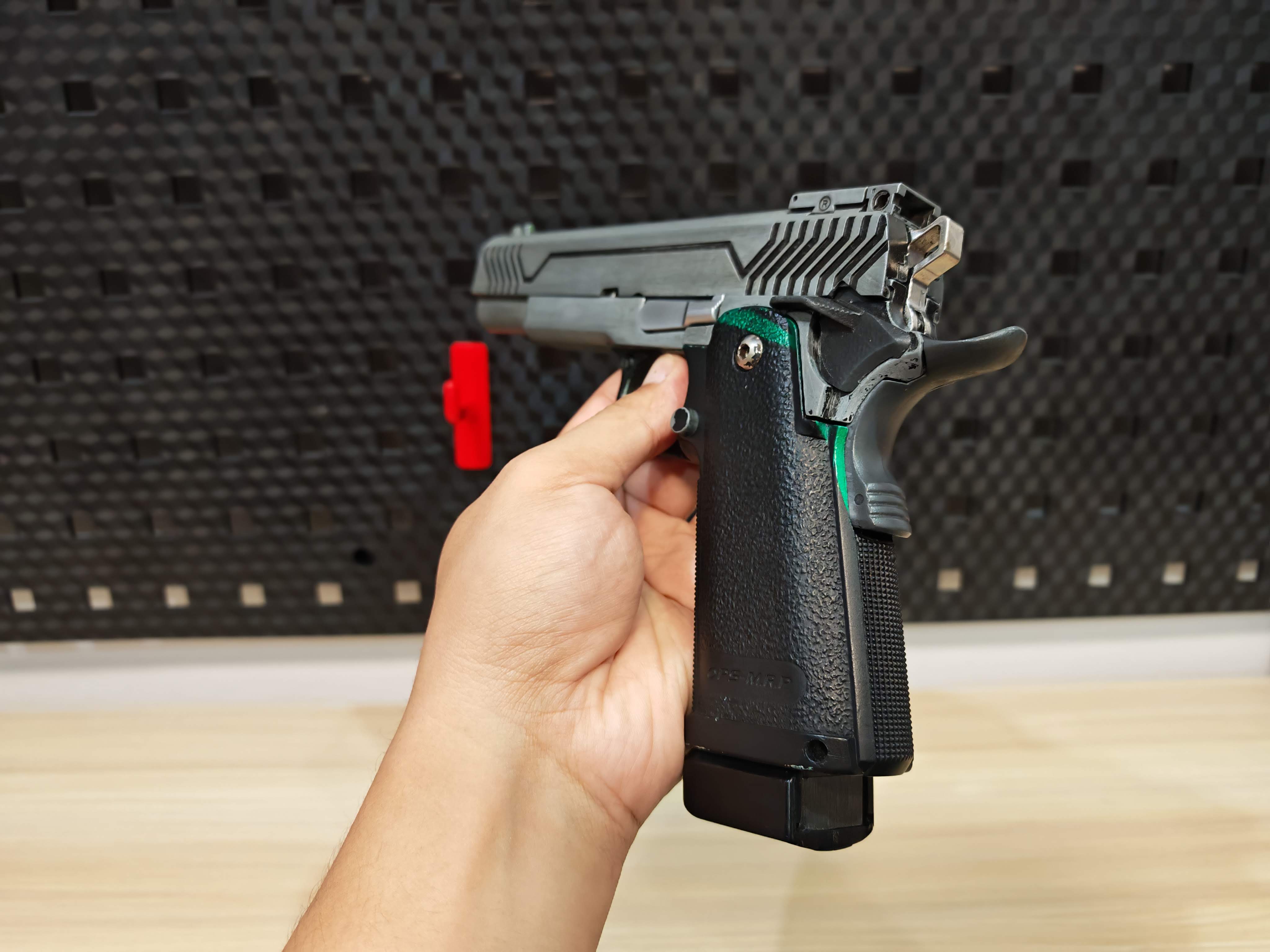 Hi-Capa 5.1 ชุดล่าง Marui ชุดบน WE เดิมๆทั้งตัว BB Gun บีบีกัน แบบแก๊ส ปืนอัดลม Airsoft Gun มือสอง