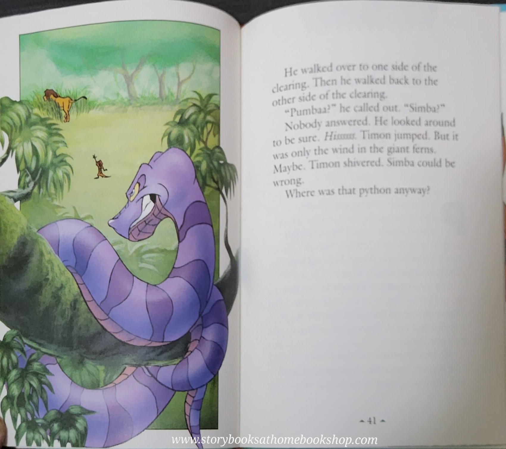 หนังสือนิทานปกแข็ง** 🍅🍅DISNEY'S THE LION KING A SNAKE IN THE GRASS