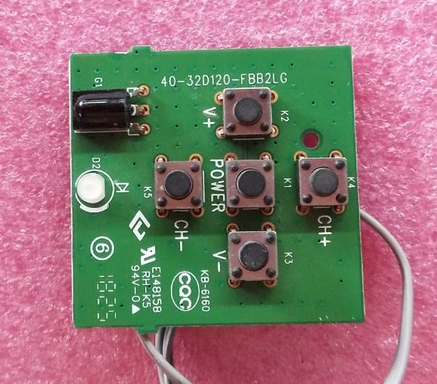 ตัวรับสัญญาณ รีโมทย์ TCL (ทีซีแอล) ของแท้ถอดจากเครื่อง รุ่น LED32D2940 พาร์ท40-32D120-FBA1LG