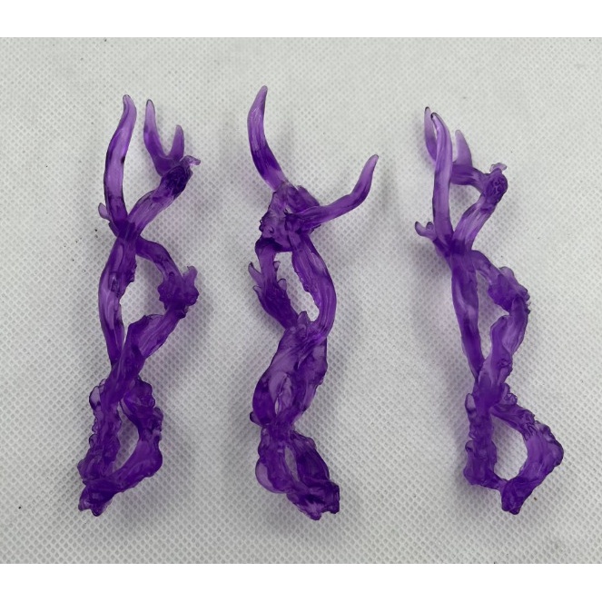 เอฟเฟคเกลียวดาบโซโล*สีม่วงเข้มรุ่นใหม่* (3ชิ้น) Effect Sword Roronoa Zoro (ไม่รวมโมเดล)