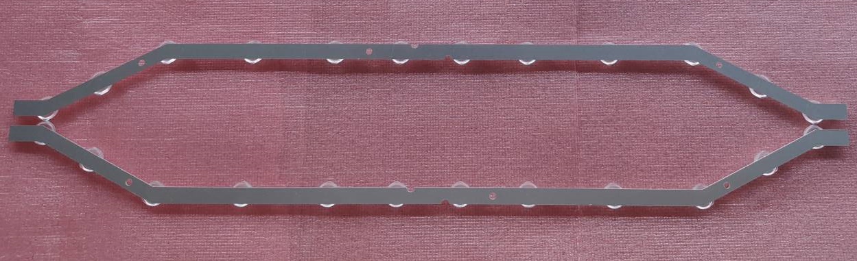 หลอดแบล็คไลท์ทีวี ซัมซุง SAMSUNG ใหม่โรงงาน รุ่นUA32EH4003AK UA32FH4003 UA32H4303 UA32G4303AK HG32AB460GW HG32AC470G1 (หลอดโค้ง+โค้ง แถวละ 12เม็ด2แถว)