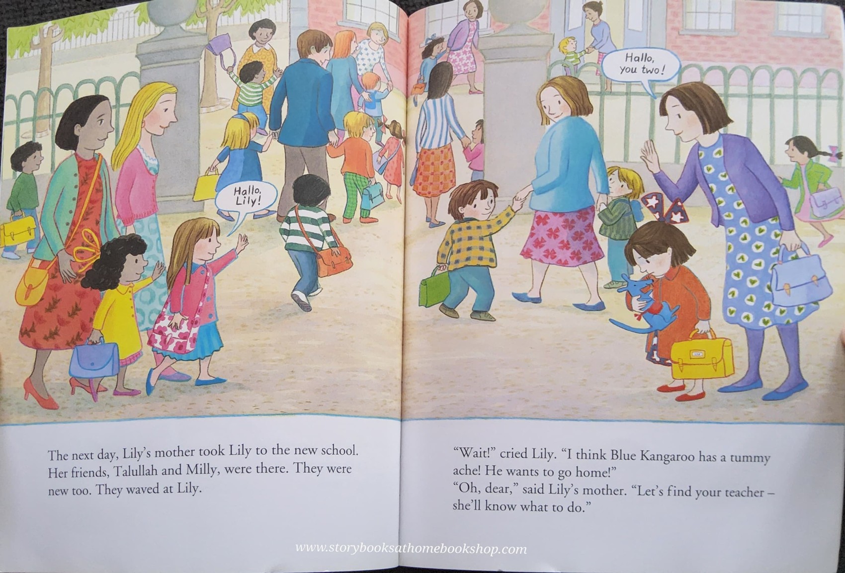 หนังสือนิทานปกอ่อน** 🍓🍓 COME TO SCHOOL TOO, BLUE KANGAROO! BY EMMA CHICHESTER CLARK