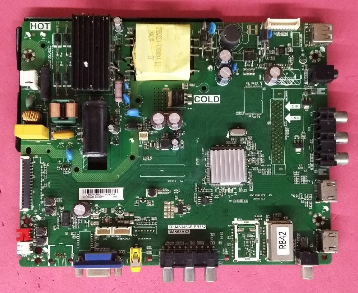 วันบอร์ด Panasonic (พานาโซนิค) อะไหล่แท้/ของถอด ใช้กับรุ่น TH-32E300T พาร์ทบอร์ด TP.MS3463S.PB782 เบอร์ทีบาร์ST3151A05-8