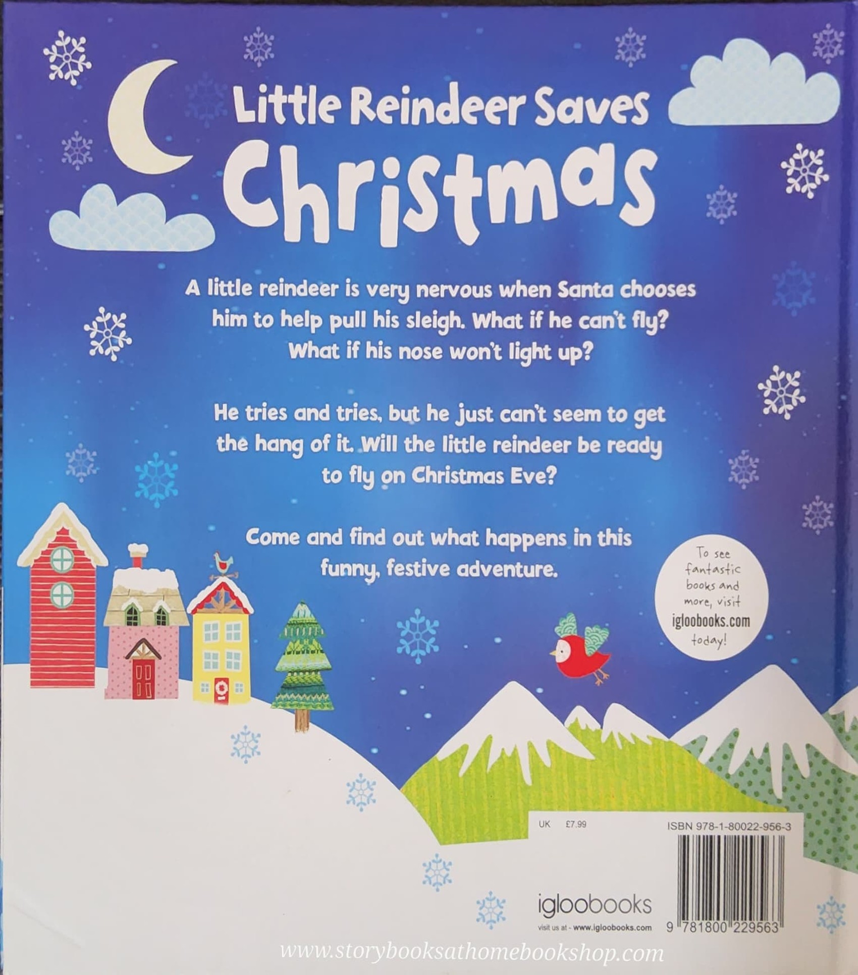 หนังสือนิทานปกแข็ง** 🍅🍓LITTLE REINDEER SAVES CHRISTMAS