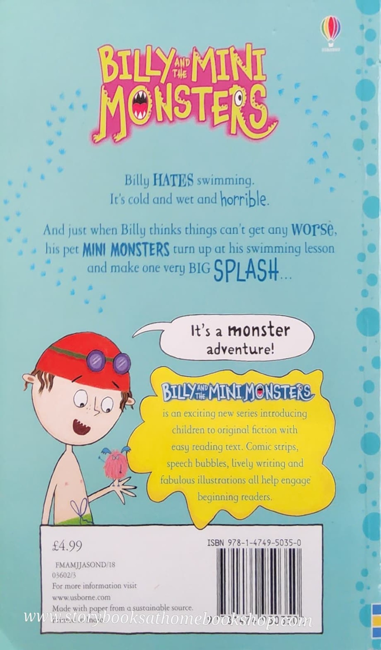 หนังสือนิทานปกอ่อน** 🍅🍅BILLY AND THE MINI MONSTERS