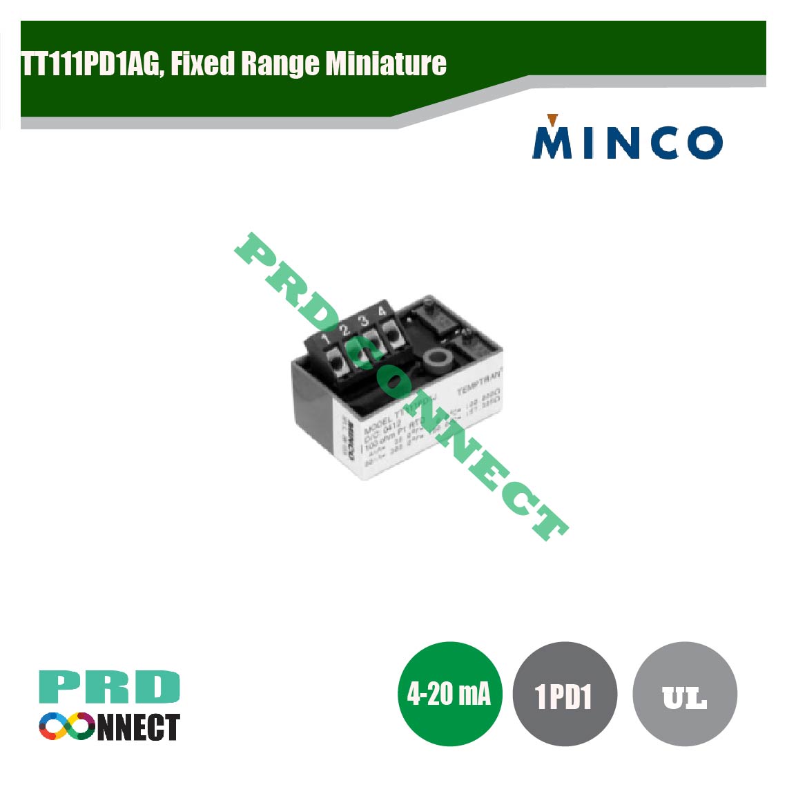 MINCO TT111PD1AG, Fixed Range Miniature