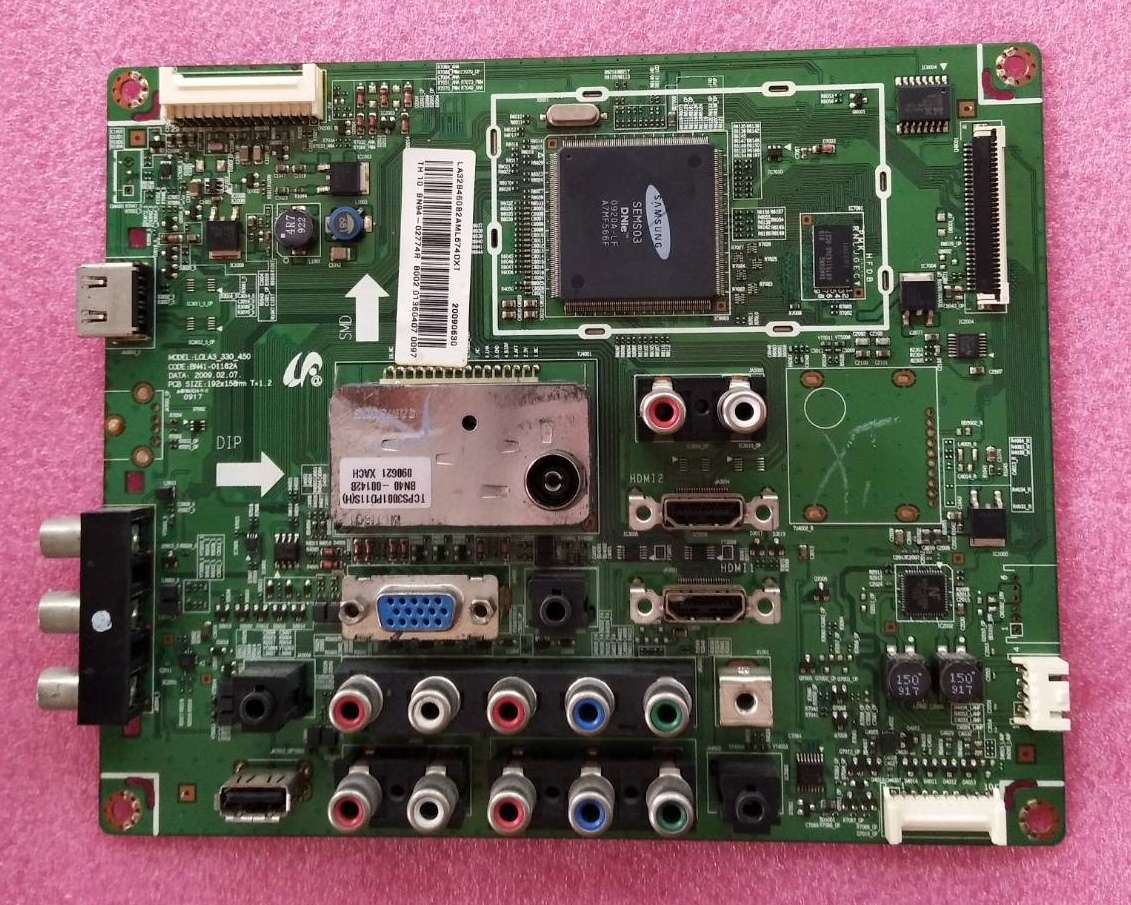 MAINBOARD SAMSUNG (เมนบอร์ด ซัมซุง)ของถอดพร้อมใช้งาน ใช้กับรุ่น LA32B460B2 พาร์ท BN94-02774R