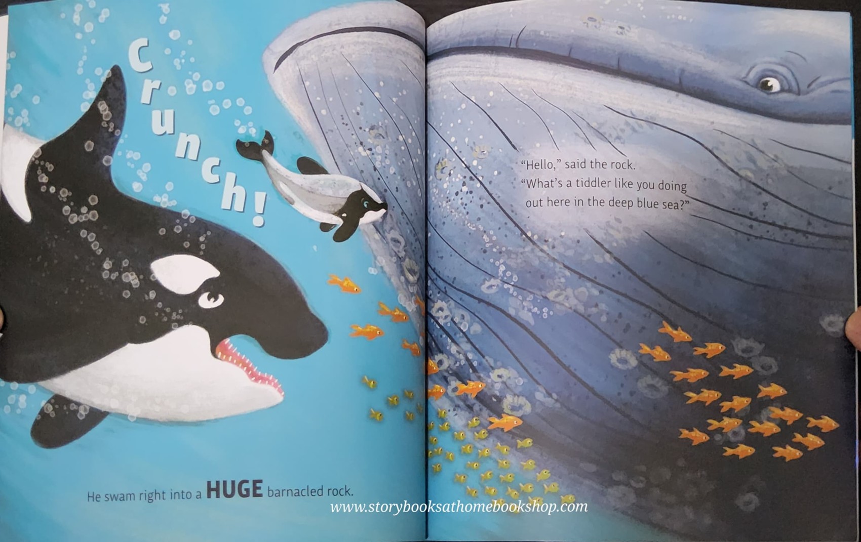 หนังสือนิทานปกอ่อน** 🍅🍓LITTLE HECTOR AND THE BIG BLUE WHALE