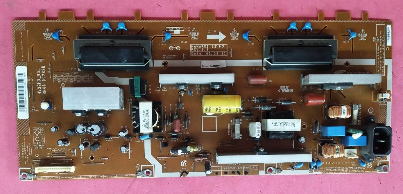 ซัพพลายทีวีซัมซุง(SAMSUNG) ของแท้ถอดจากเครื่อง รุ่นLA32B350F1 พาร์ทBN44-00289A BN44-00289B