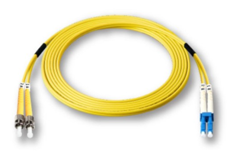 ST - LC Patch cord OS2, Duplex, UPC-UPC Jacket 3mm.