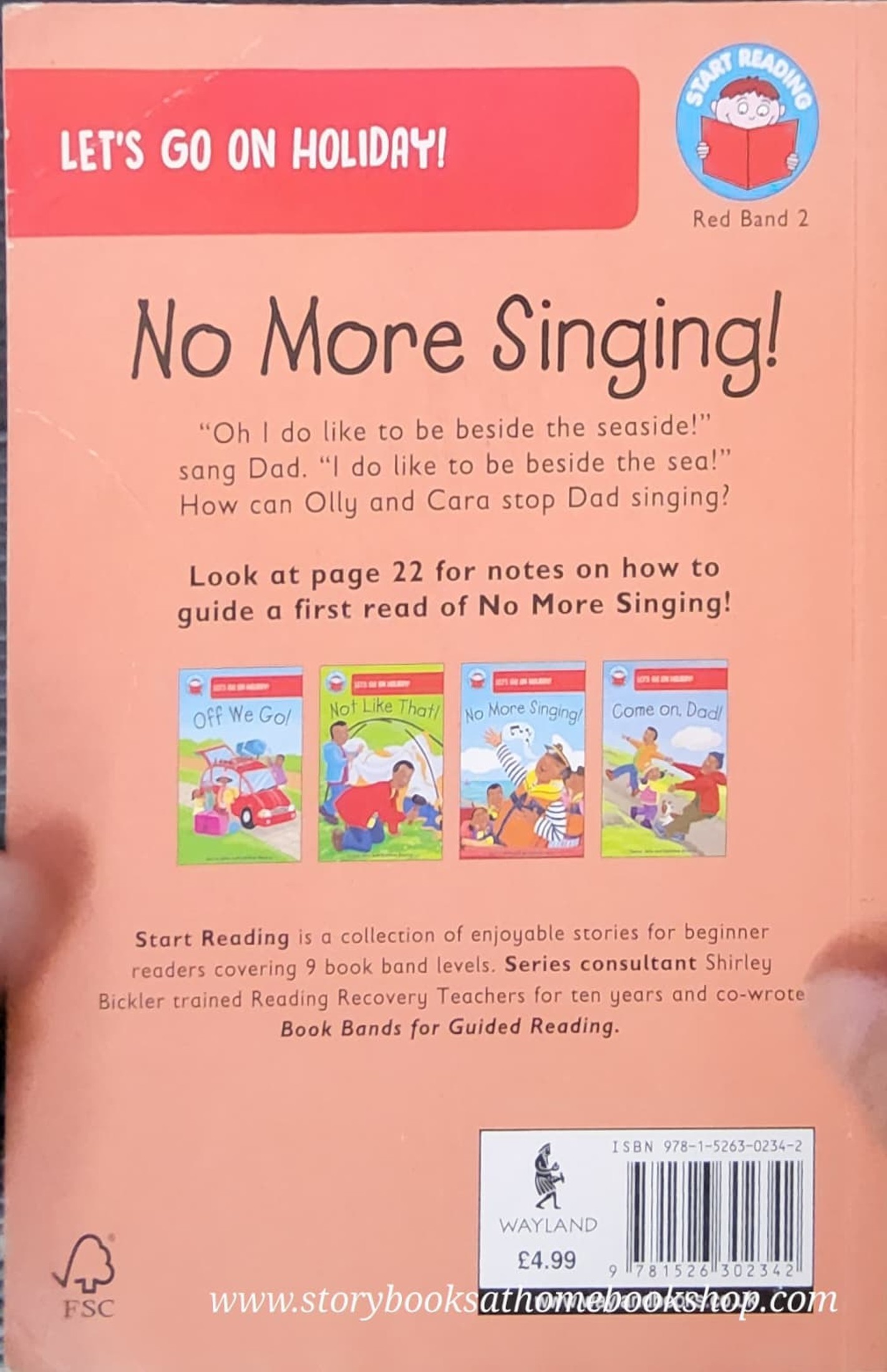 หนังสือนิทานปกอ่อน** ♥️START READING: LET'S GO ON HOLUDAY!:NO MORE SINGING!