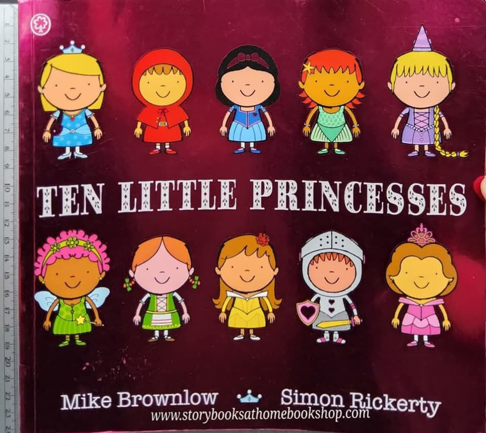 หนังสือนิทานปกอ่อน ** 🍅🍓TEN LITTLE PRINCESS MY MIKE BROWNLOW.SIMON RICKERTY