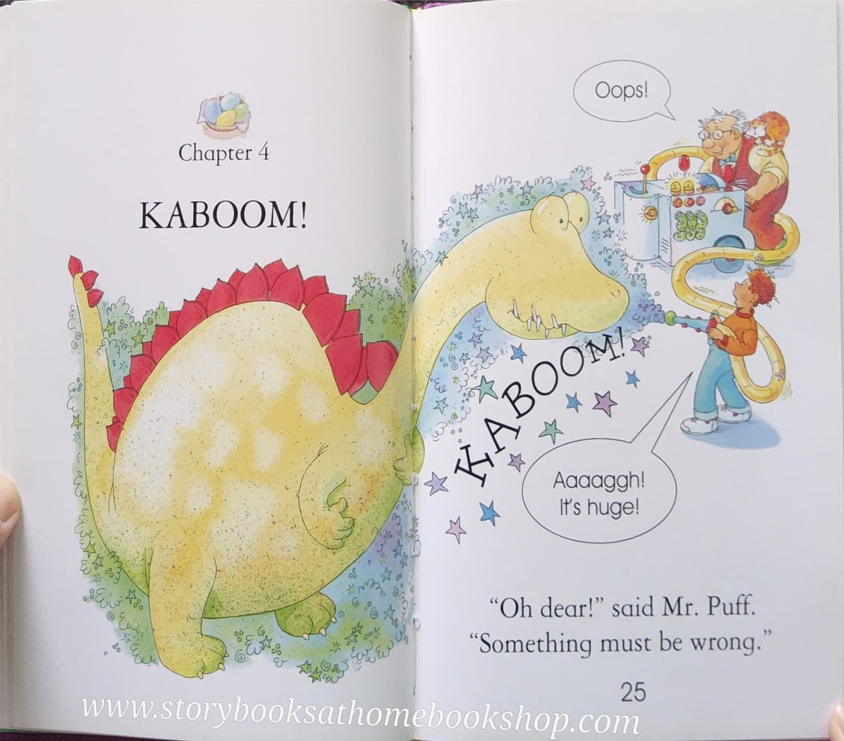 หนังสือนิทานปกแข็ง ** 🍅USBORNE YOUNG READING: THE DINOSAURS NEXT DOOR🍅