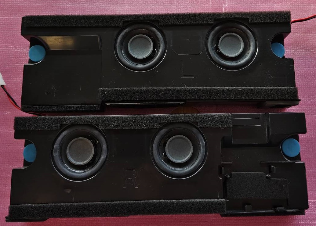 ลำโพงทีวี HISENSE ไฮเซน อะไหล่มือสองพร้อมใช้งาน ใช้กับรุ่น 75B7500UW 8โอมห์ 18วัตต์