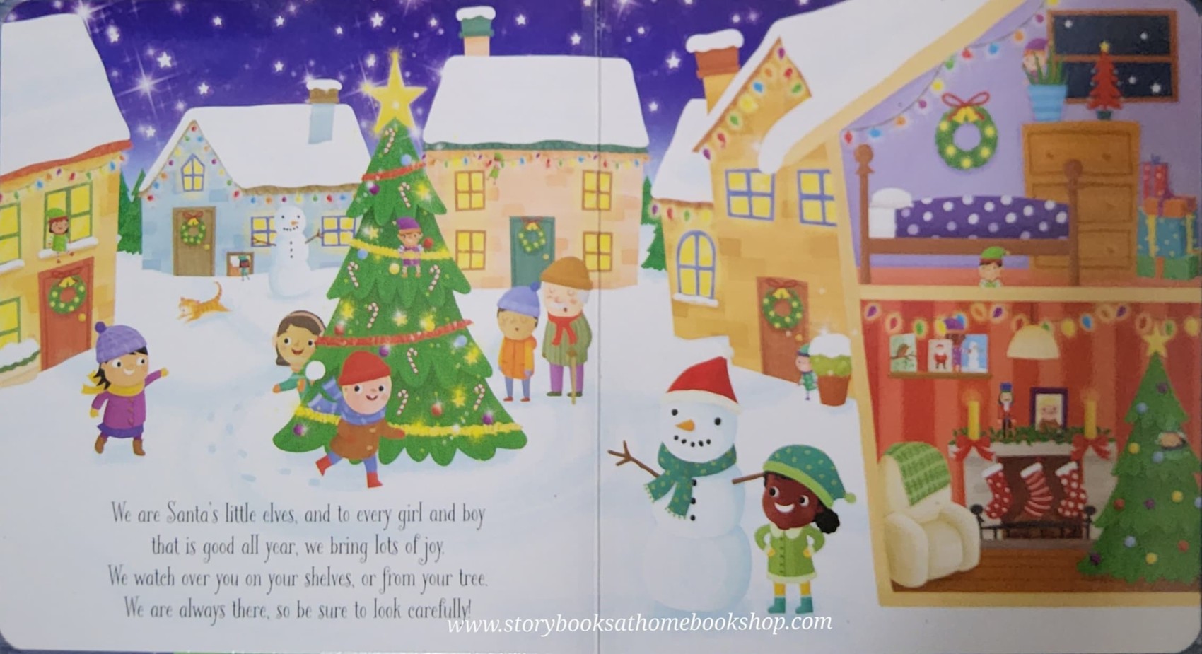 BOARD BOOK ** 🍅🍓SANTA'S LITTLE ELF