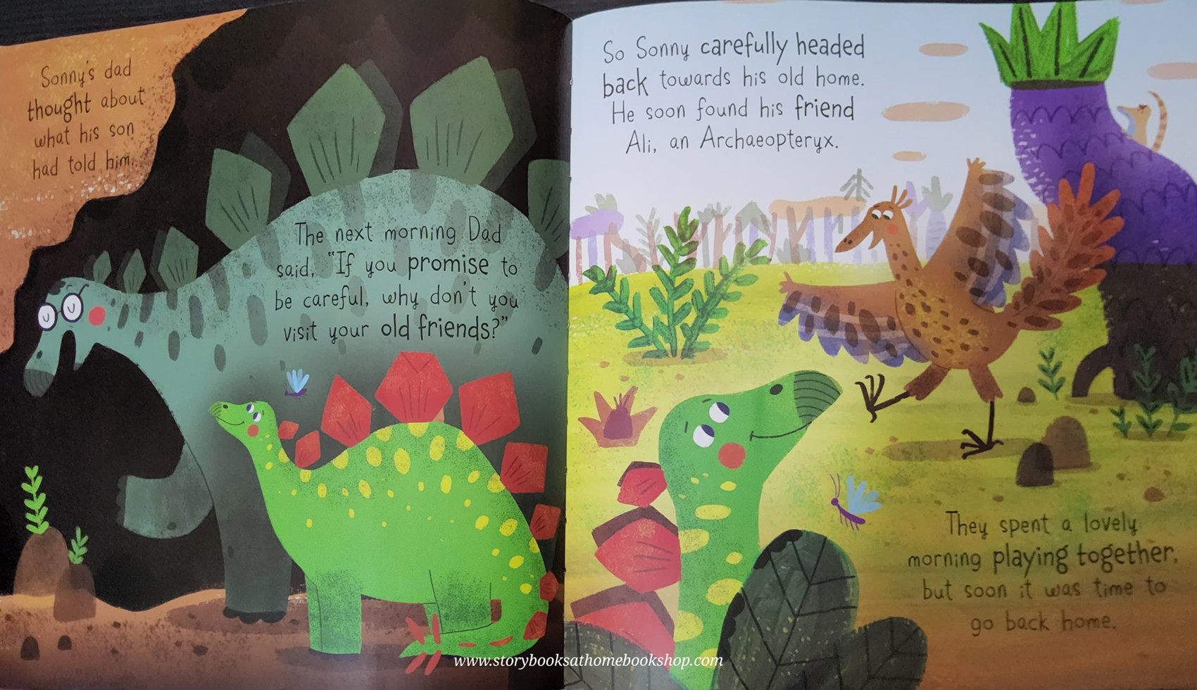 หนังสือนิทานปกอ่อน** 🍓🍓 DINOSAUR ADVENTURES STEGOSAURUS: THE THOUGHTFUL SURPRISE