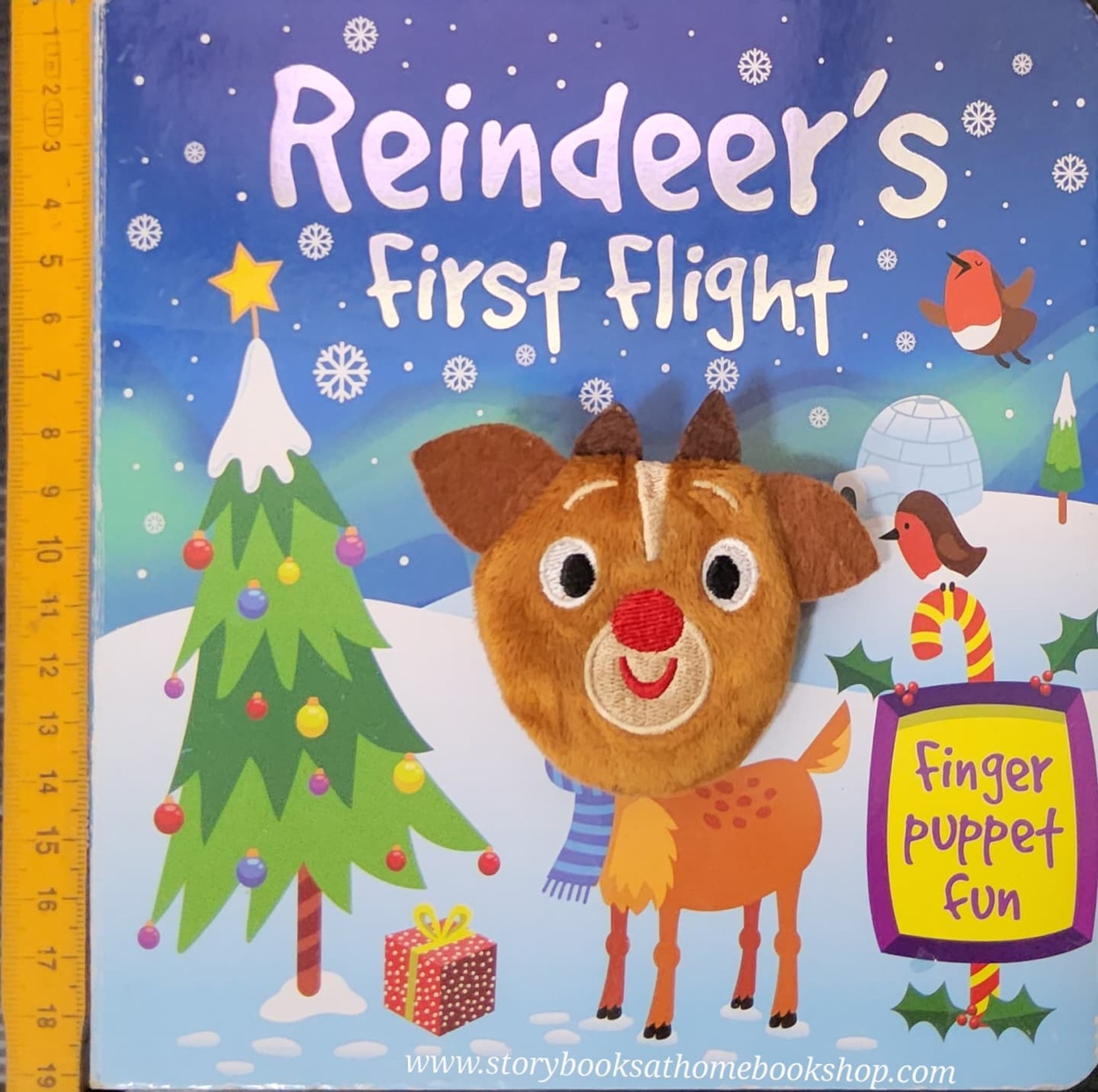 FINGER PUPPET BOARD BOX** ð
ð
REINDEER'S FIRST FLIGHT FINGER PUPPET FUN BOOK